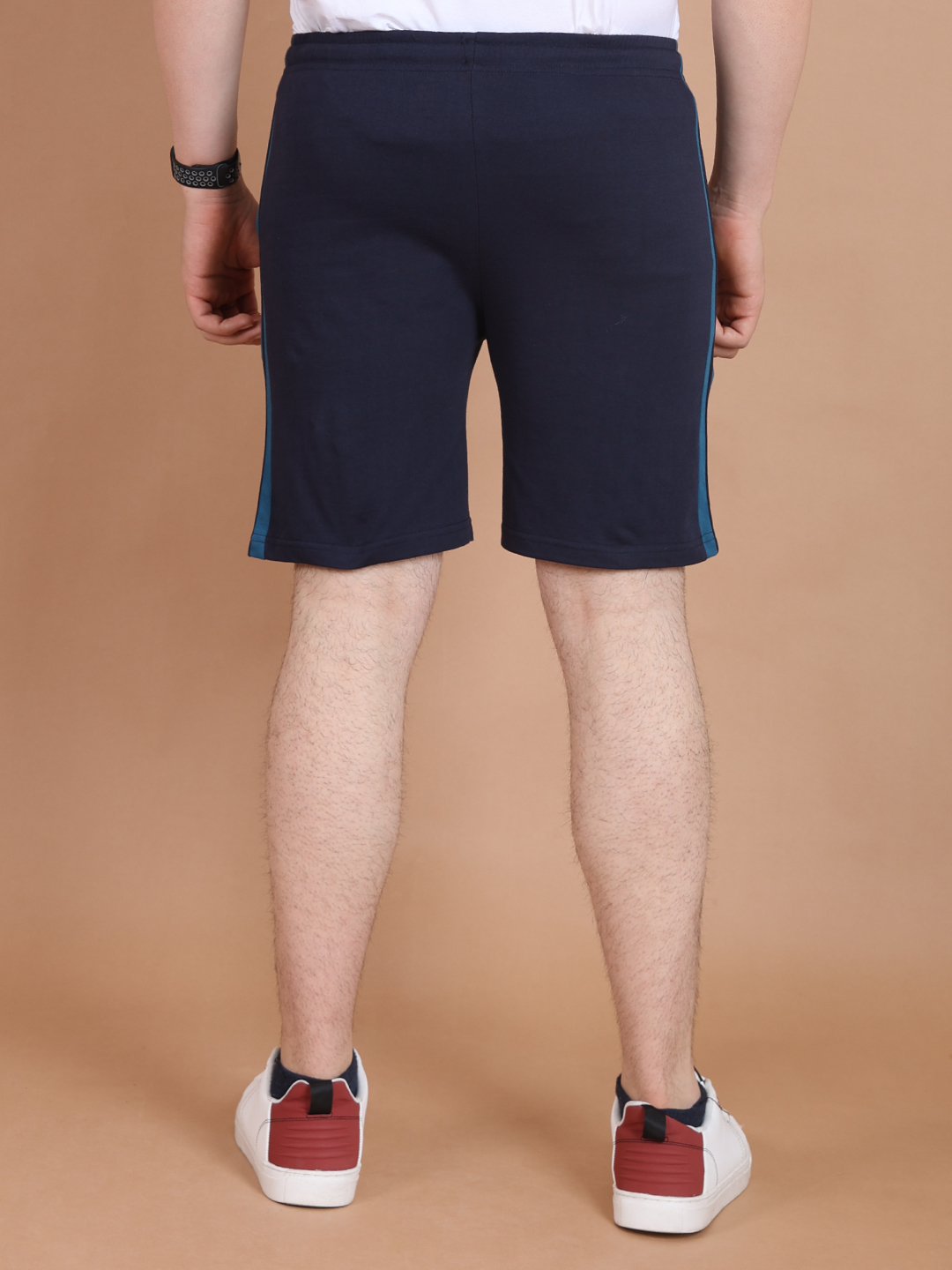 BASIC BERMUDA SHORTS - NAVY