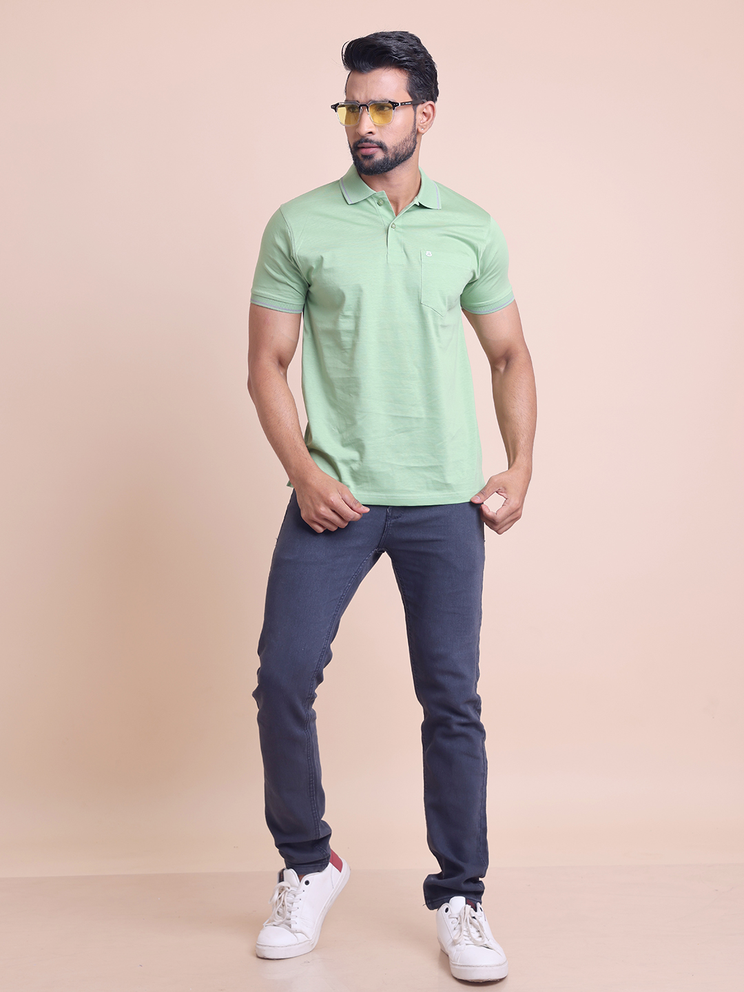 BASIC PREMIUM POLO NECK HALF SLEEVE