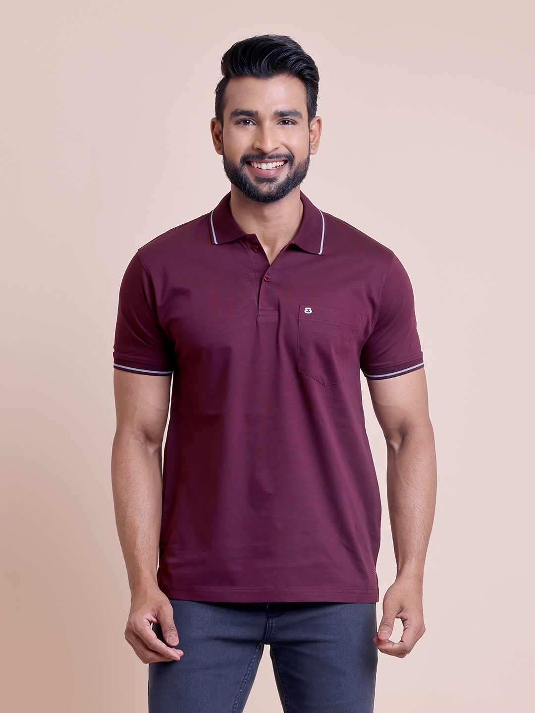 BASIC PREMIUM POLO NECK HALF SLEEVE
